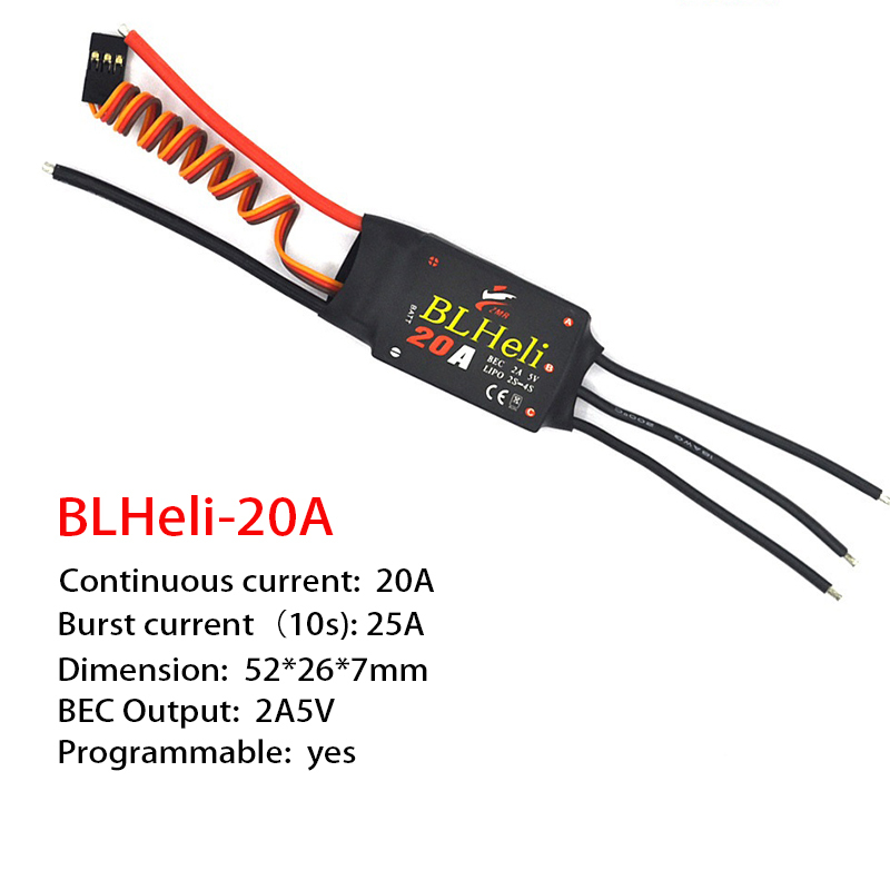 1-3 個ブラシレス ESC BLHeli 20A 30A  - Drone Esc のレビューと価格