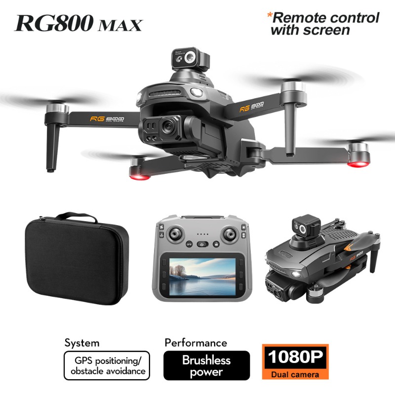 新しい RG800 MAX ドローン 1080P HD カメ - Drone Gimbal のレビューと価格