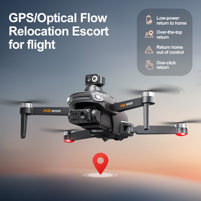 新しい RG800 MAX ドローン 1080P HD カメ - Drone Gimbal のレビューと価格