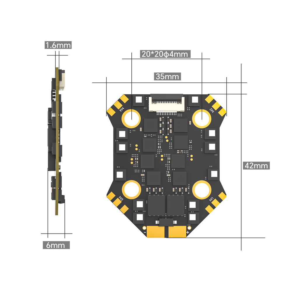iFlight Borg F7ミニスタック フライトコントロ - Drone Esc のレビューと価格